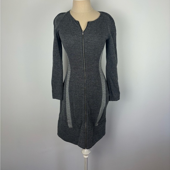 Theory Chayenne B Gray Dress Zipper 4 NWT - Picture 2 of 9
